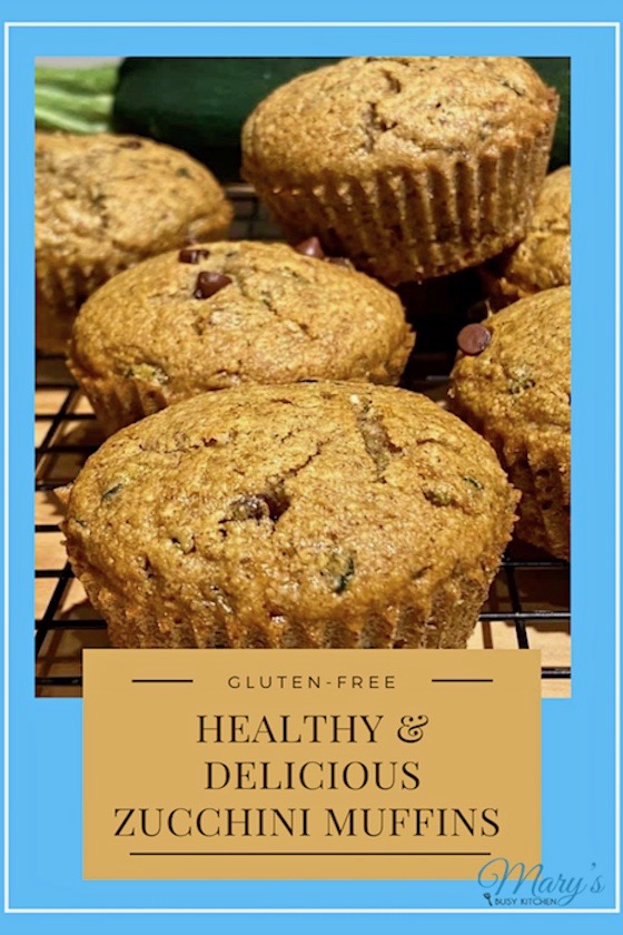 Healthy zucchini muffins 