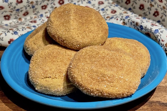Gluten-Free Pumpkin Snickerdoodle Cookies ~ A Low-Cal Treat