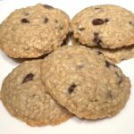 Quinoa coconut chocolate chip cookies, gluten, dairy, peanut, and corn-free