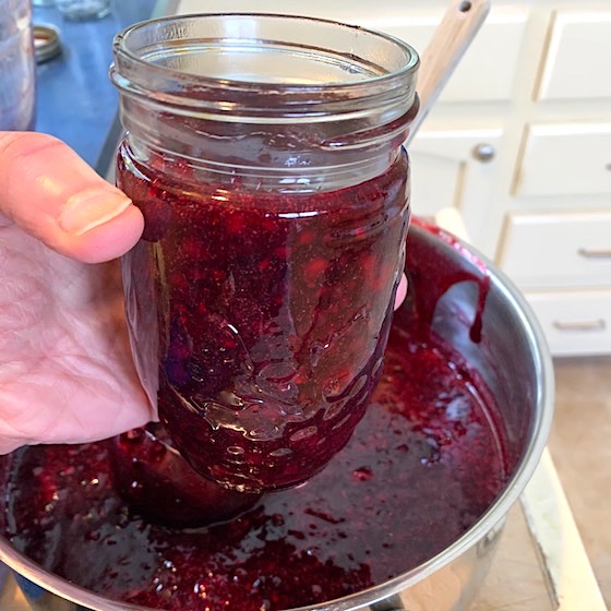 easy no cook freezer jam with less sugar