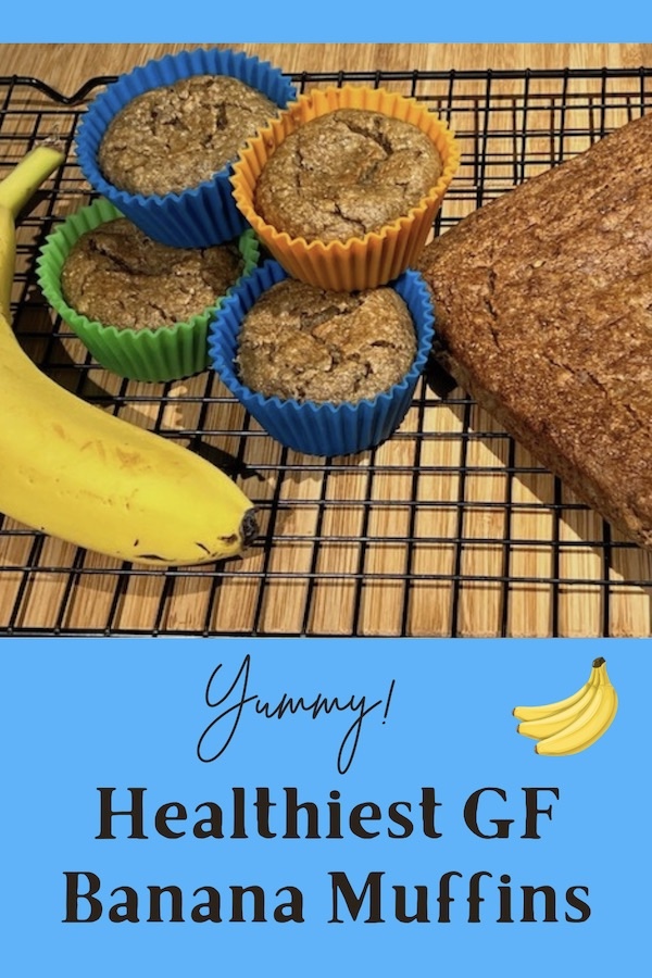 Healthiest GF Banana Muffins