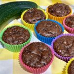 healthy chocolate zucchini donuts, muffins, and waffles