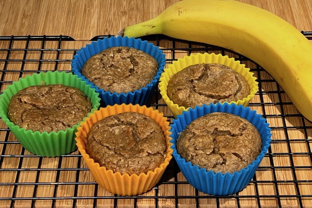 Healthiest GF Banana Muffins