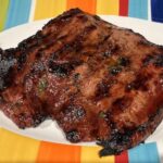 Easy grilled flank steak and marinade