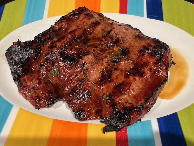 Easy Grilled Flank Steak and Marinade