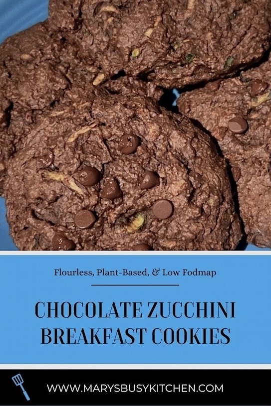 chocolate zucchini breakfasts cookies