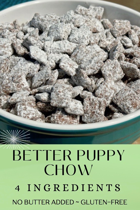 Easy puppy chow made without butter