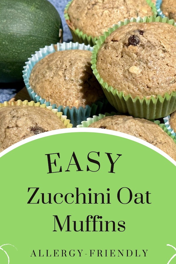 zucchini oat muffins with allergy-friendly options