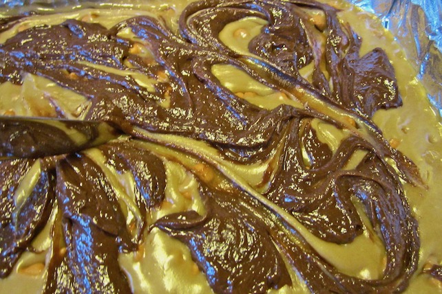 Nutella swirl brownies