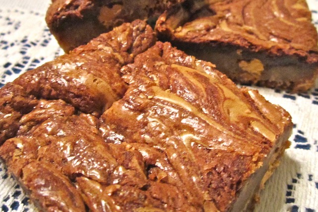 swirl brownies with nutells