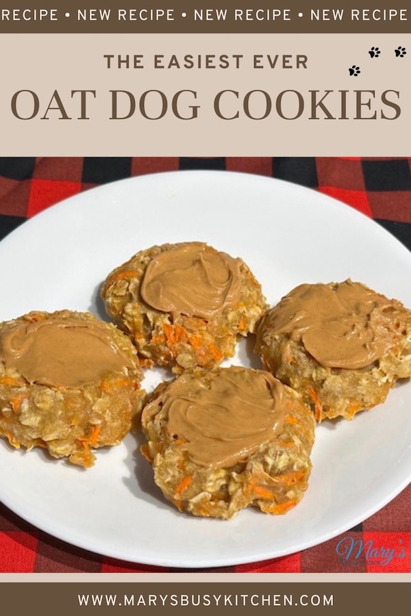 Easy oat cookies for dogs