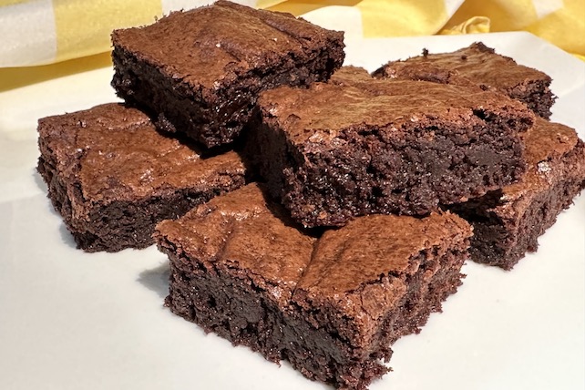 unforgettable fudgy brownies - soy and nut free with dairy free option