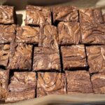 chewy Nutella brownies with a gluten-free option