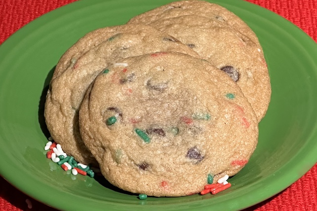 holiday crinkle cookies that are gluten-free