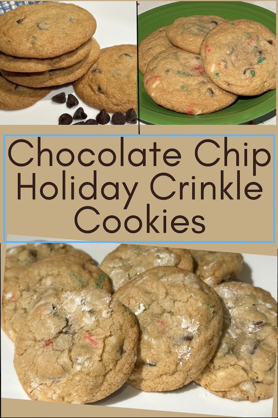gluten-free chocolate chip holiday sprinkle cookies
