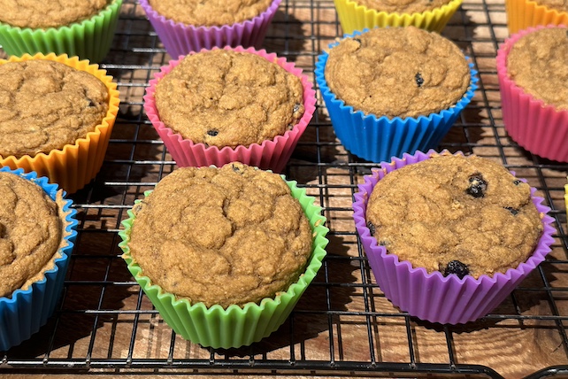 low-fat sweet potato muffins. gluten-free and vegan