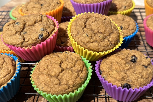 sweet potato low-fat muffins