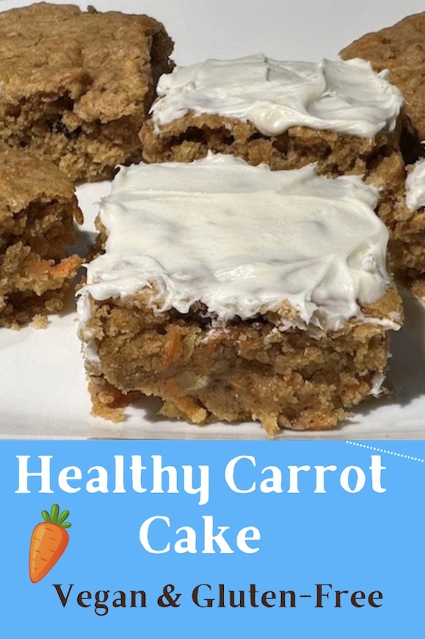 healthy vegan carrot snack cake
