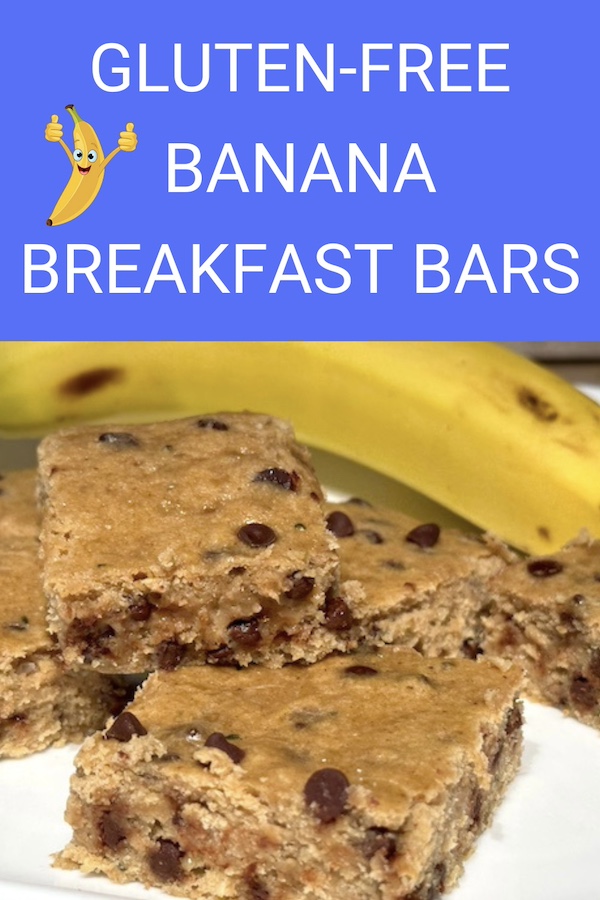 easy healthy gluten-free banana breakfast bars
