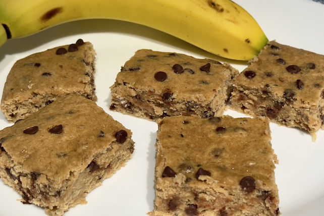 gluten-free banana healthy breakfast bars