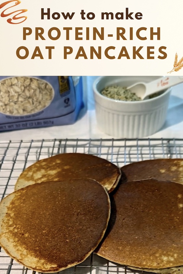 protein rich oat pancakes
