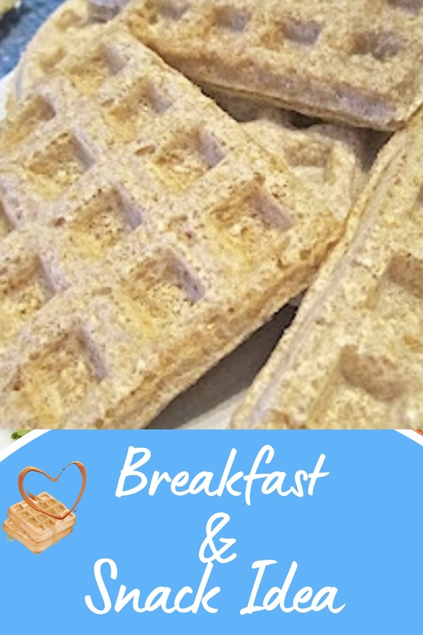 wholesome oat blender waffles, gluten-free and vegan