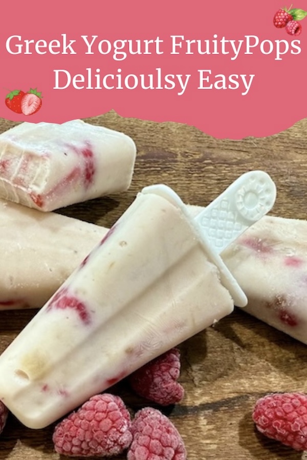 easy frozen greek yogurt fruity pops