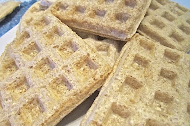hearty oat waffles - gluten-free and vegan