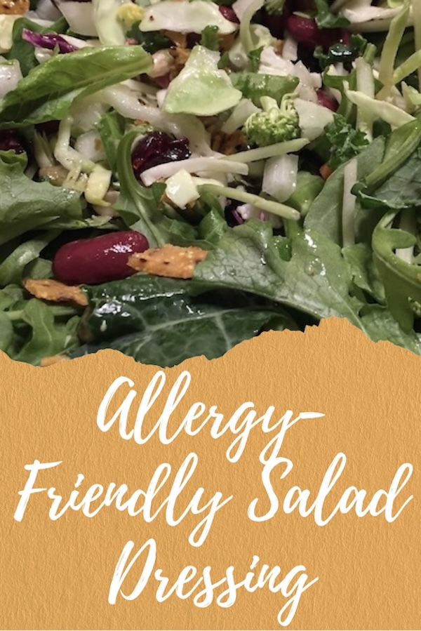 easy, simple allergy-friendly and low fodmap salad dressing