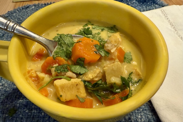coconut chicken soup