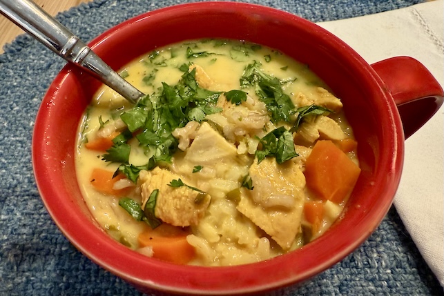 coconut chicken soup