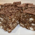 gluten-free nutella peanut butter krispie bars