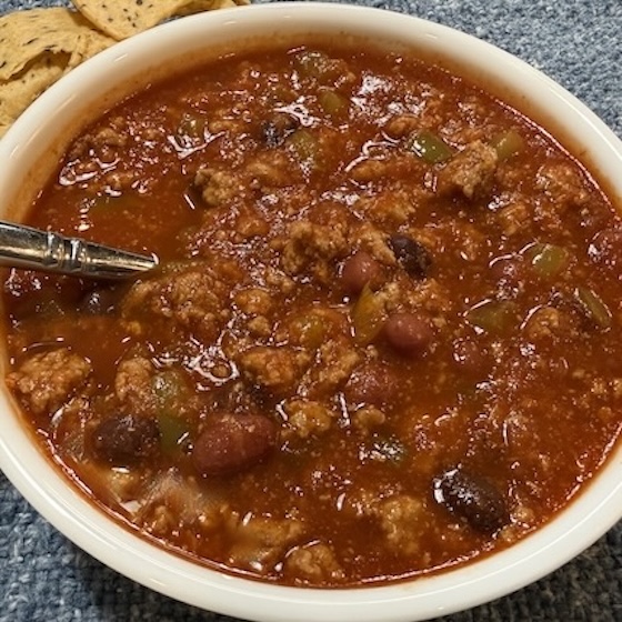 hearty chorizo chili