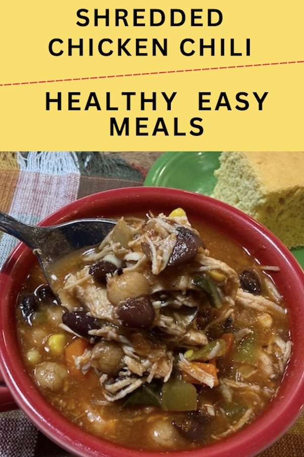 shredded chicken chili gluten, dairy, egg-free. Low FODMAP